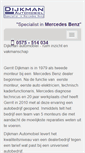 Mobile Screenshot of dijkmanautomobiel.nl
